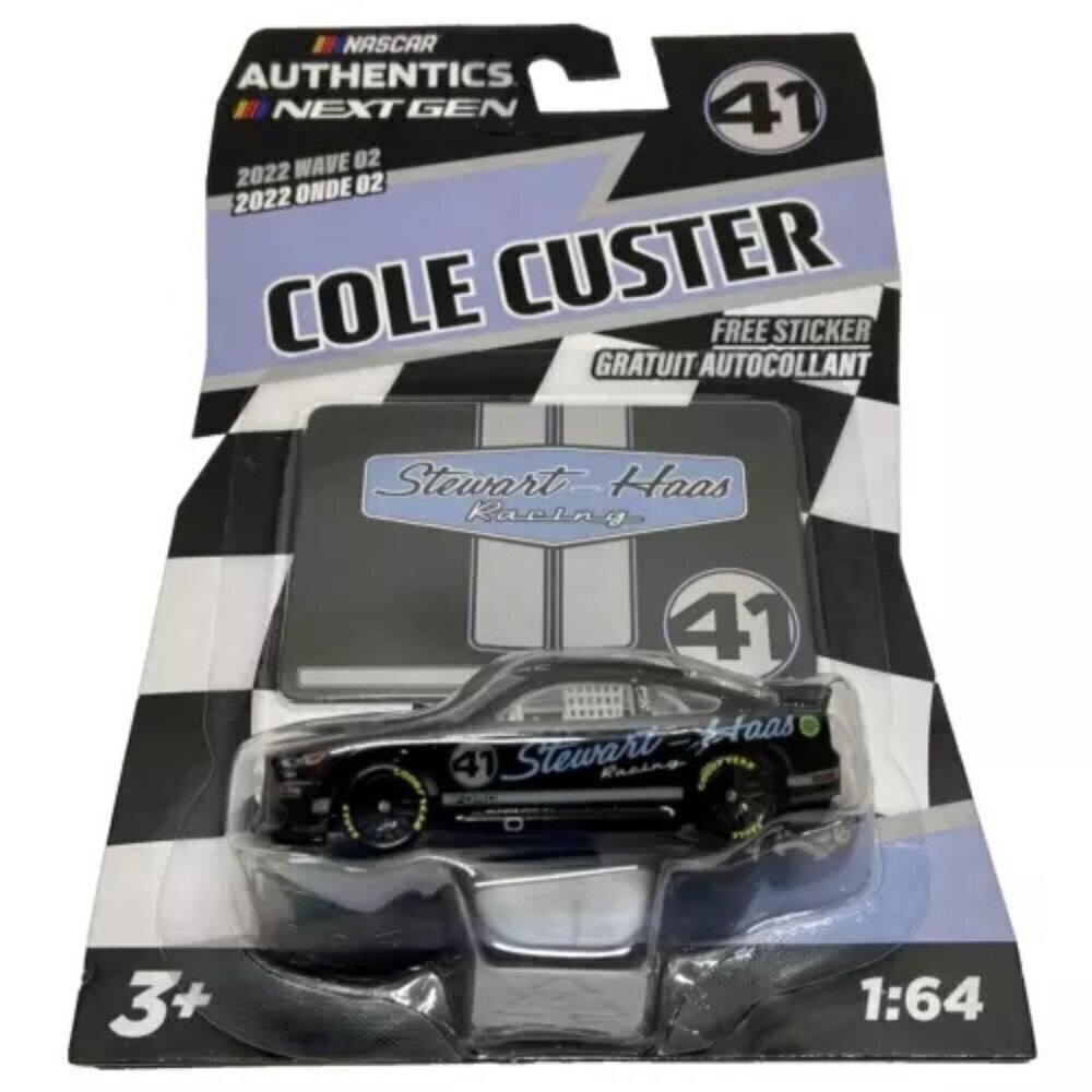 Nascar Authentics Cole Custer #41 Stewart-Haas Racing Test Car‎ 1:64 2022 Wave 2